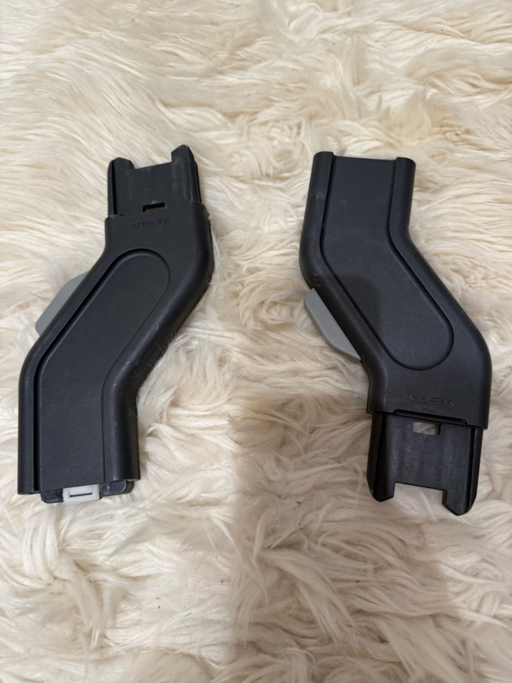 Black Vista Stroller Adapter Pair- upper adapter
